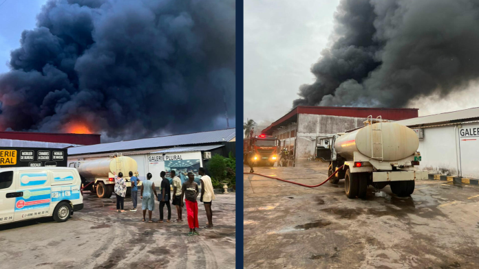 Incendie Ã  Ramco Togo