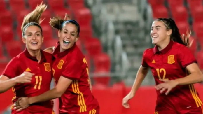 Des joueuses de la sÃ©lection fÃ©minine de l'Espagne