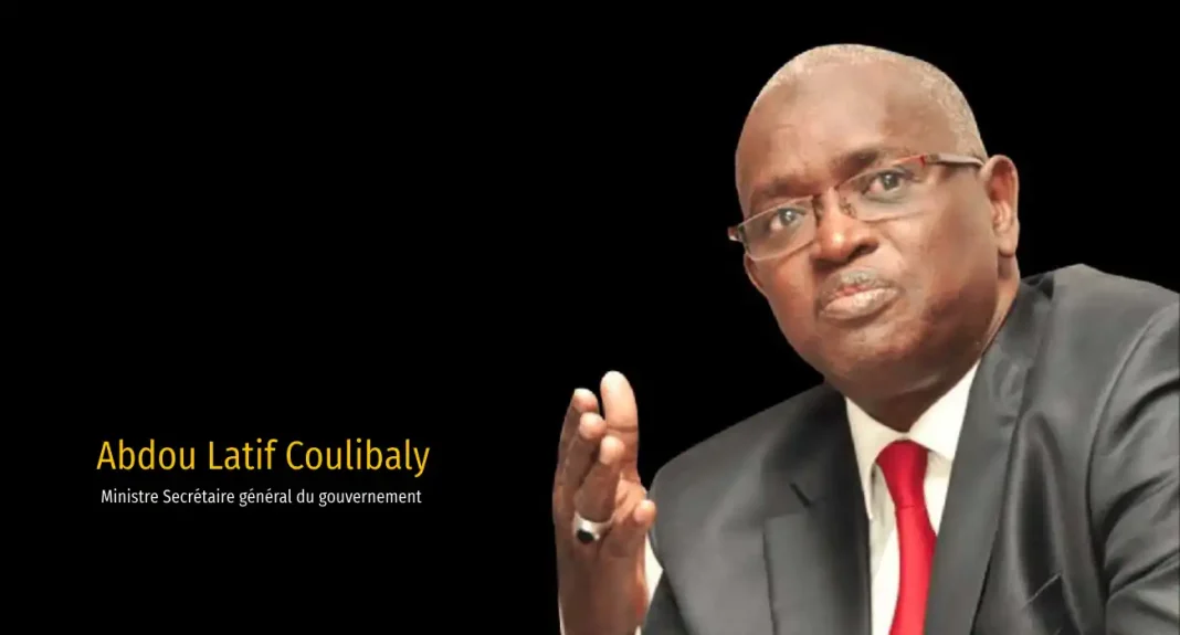 Abdou Latif Coulibaly, le Ministre SecrÃ©taire gÃ©nÃ©ral du gouvernement