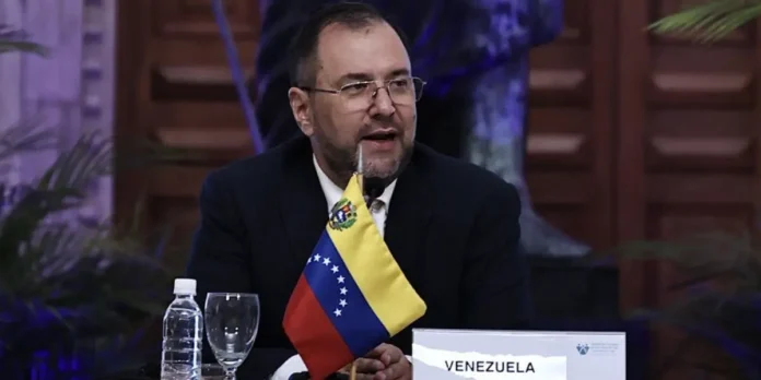 Le ministre des Affaires Ã©trangÃ¨res du Venezuela, Yvan Gil