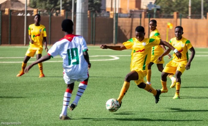 Des joueuses du BÃ©nin et du Burkina Faso