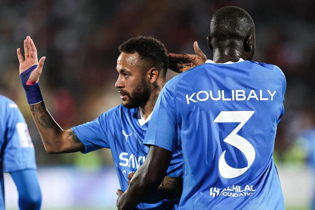 Neymar et Kalidou Koulibaly